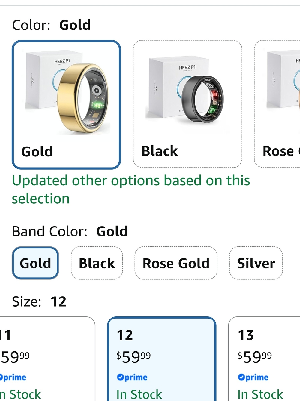 Smart Ring - Blue - Picture 6 of 7